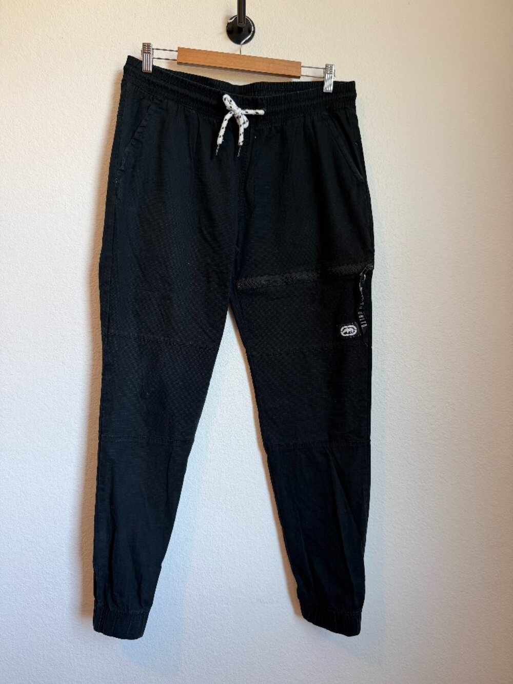 Ecko Unltd. Black Cargo Joggers Ripstop
